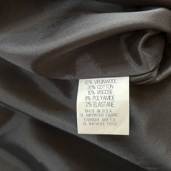 Theory Knit Virgin Wool Blend Charcoal Shift Dress Size 6 - Picture 5 of 9